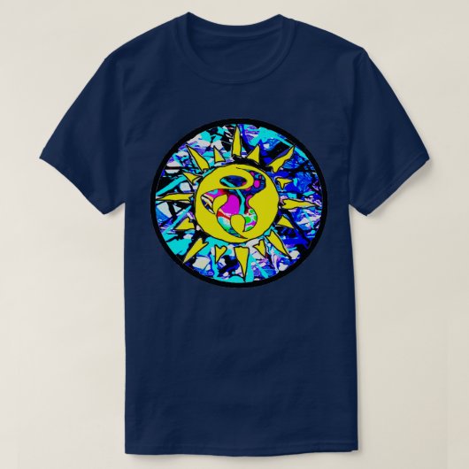 T-shirt soleil graffiti (Design devant)