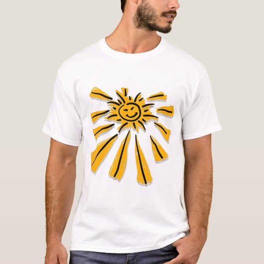 T-shirt Soleil heureux (Devant)