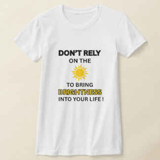 T-shirt Soleil Jaune Blanc PAIX INTÉRIEURE, Motivation pou