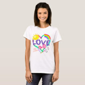 T-shirt Soleil, Lollipops et Rainbows (Devant entier)