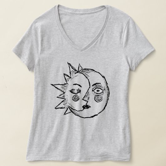 T-shirt Soleil & Lune (Poser)