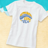 T-shirt Soleil, mer et plage d'été