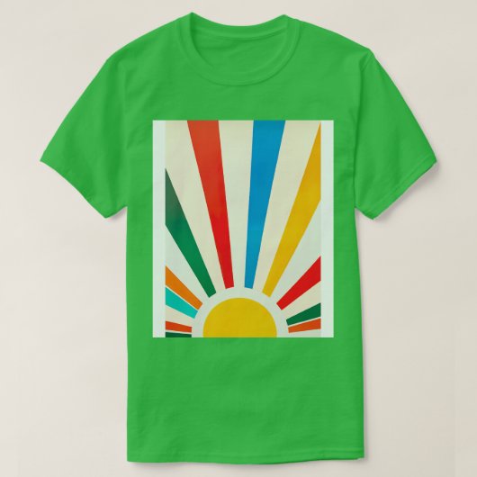 T-shirt Soleil minimal 1 (Design devant)