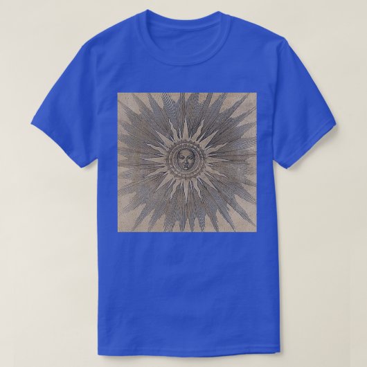 T-shirt Soleil noir (Design devant)