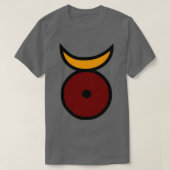 T-shirt soleil platine et lune (Design devant)
