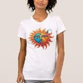 T-shirt Soleil psychédélique (Devant)