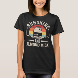T-shirt Soleil Rétro vintage Et Lait D'Amande Été 1