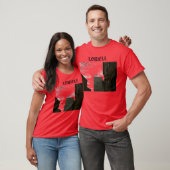 T-SHIRT SOLEIL ROUGE DE LOWELL (Unisexe)