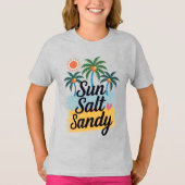 T-shirt Soleil Sable - Plage tropicale Vacances (Devant)