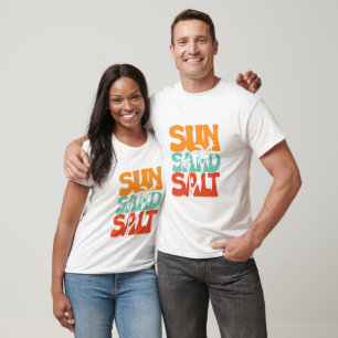 T-shirt Soleil Sable Sel - Été