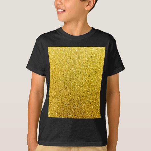 T-shirt Soleil scintillant d'or (Devant)