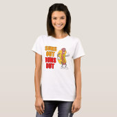 T-shirt Soleil Sortie Buns Funny Hot Dog (Devant entier)