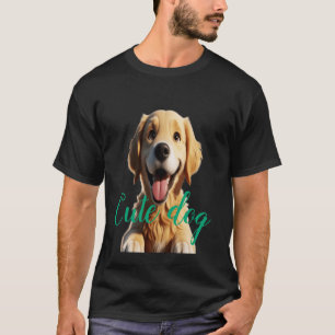 T-shirt "Soleil souriant : Le Chiot D'Or Le Plus Heureux."