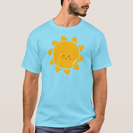 T-shirt Soleil Sourire Mignon (Devant)