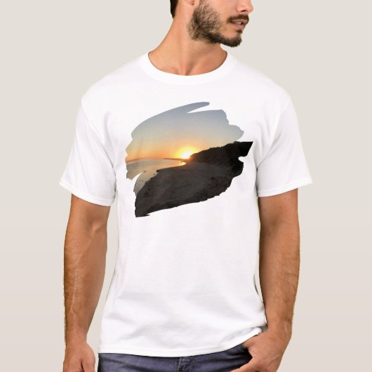 T-shirt Soleil sur Long Island Sound (Devant)