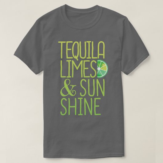 T-shirt Soleil Tequila Limes (Design devant)