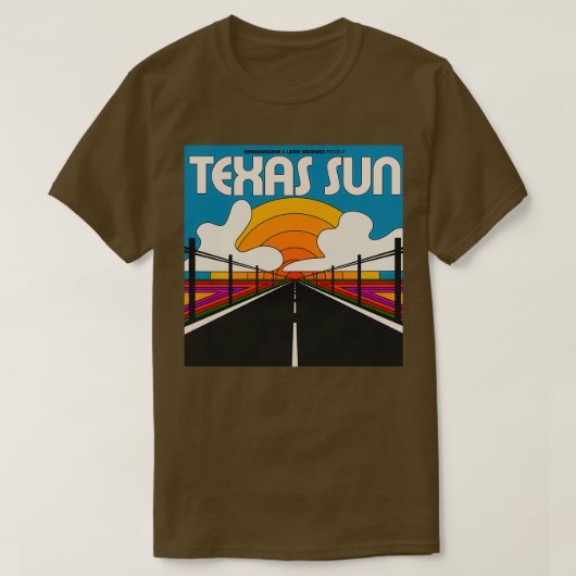 T-shirt soleil texas (Design devant)