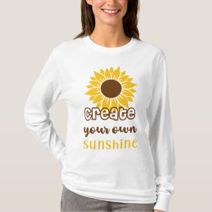 T-shirt Soleil tournesol motivationnel