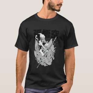 T-shirt Soleil Wukong Roi Singe Caractères Symboles Chinoi