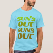 T-shirt Soleils Cool Guns Out (Devant)