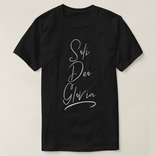 T-shirt Soli Deo Gloria  (Design devant)