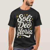 T-shirt Soli Deo Gloria Reformed Christian Theology Design (Devant)