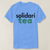 T-shirt Solidarité Amateurs de thé noir (Design devant)