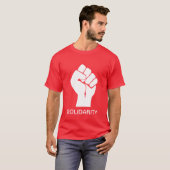 T-shirt Solidarité avec les syndicats du Wisconsin (Devant entier)