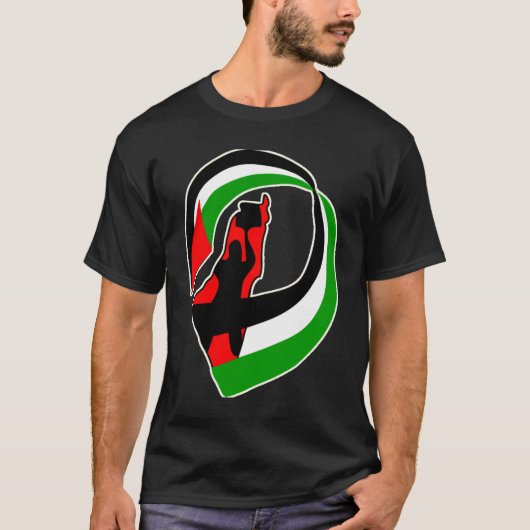 T-shirt solidarité de la Palestine (Devant)