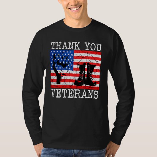 T-shirt Solidarité des vétérans du Merci (Devant)
