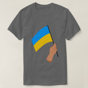 T-Shirt Solidarité Drapeau Ukrainien