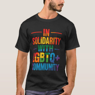 T-shirt Solidarité fière alliée avec la communauté LGBTQ+