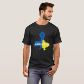 T-shirt Solidarité Slava Ukraini (Devant entier)