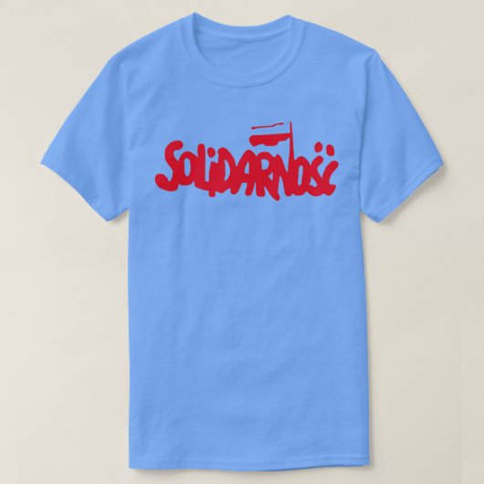 T-shirt Solidarité Syndicat polonais et Mouvement du (Design devant)