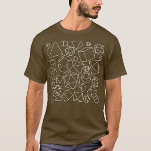 T-shirt Solides platoniques blancs