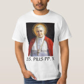 T-shirt Solides solubles. PIUS PP. X (Devant)