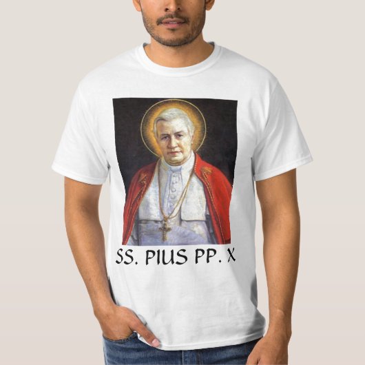 T-shirt Solides solubles. PIUS PP. X (Devant)