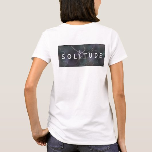 T-shirt SOLITUDE | Melancholy x Typographie (Dos)