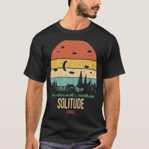 T-shirt Solitude rétro Monts Utah Randonnée Soleil Vintage
