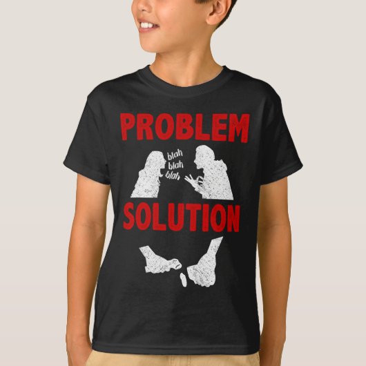 T-shirt Solution de problème de collectionneur de pierre d (Devant)