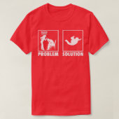 T-shirt Solution de problème de déclaration Skydiving (Design devant)