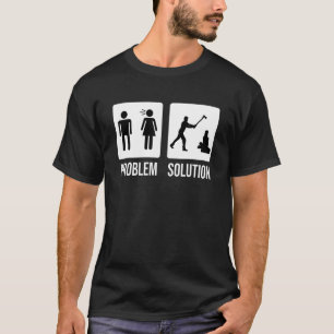 T-shirt Solution de problème de la sériole Bois Chop Ax