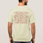 T-shirt Solution de réaction au problème (Dos)