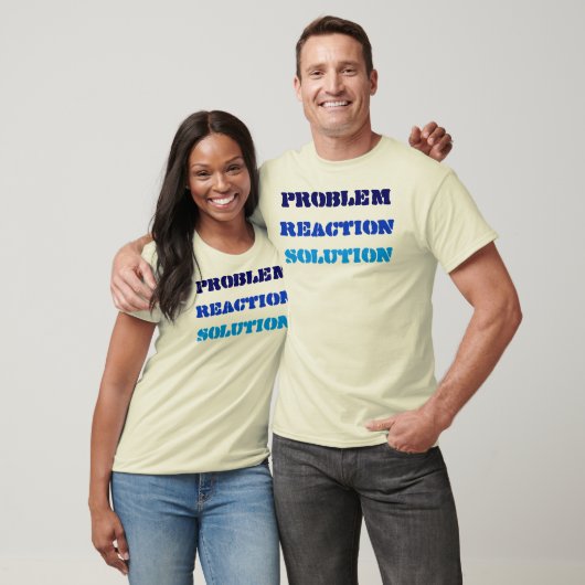 T-shirt Solution de réaction au problème (Unisexe)