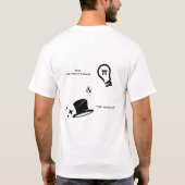 T-shirt Solveurs CP: Mathématicien et magicien (Dos)