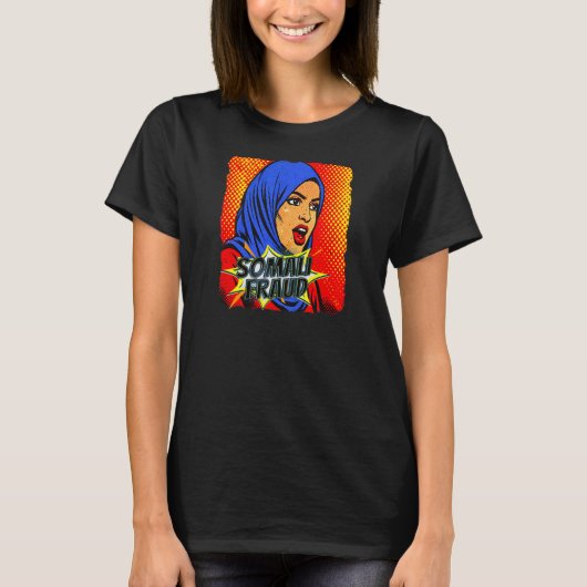 T-shirt Somali Fraud Pop Art   (Devant)
