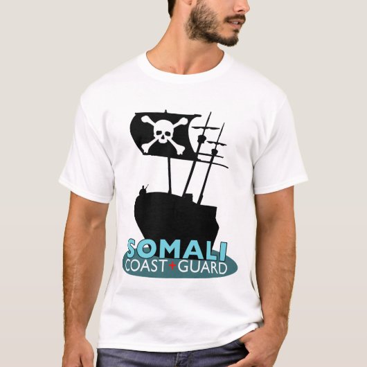 T-shirt somalien de la garde côtière (Devant)
