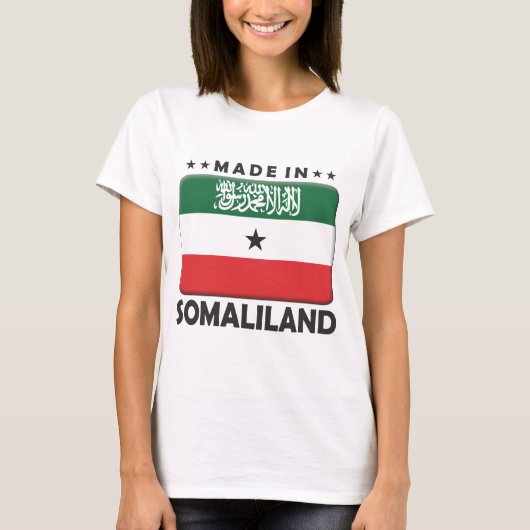 T-shirt Somaliland a fait (Devant)
