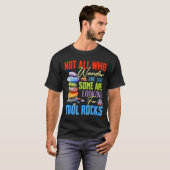 T-shirt Some Are Looking For Cool Rocks - Geologist Geode (Devant entier)