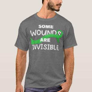 T-shirt Some Wounds Are Invisible Ribbon Mental Health Awa